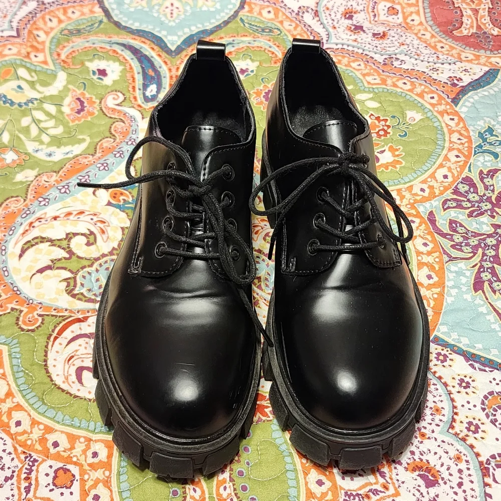 90s Y2K Vintage Madden Girl G-TRIX Platform Oxford Style